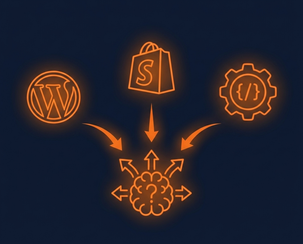 WordPress, Shopify, or a Custom Web App: Which Should You Choose?